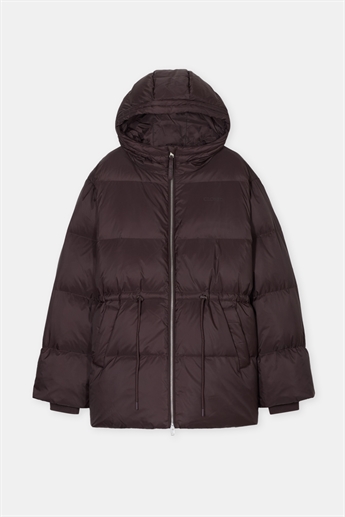 PRE-ORDER (Levering uge 35) Closed, C97400, Mid Length Puffer Jacket, Cinder Brown
